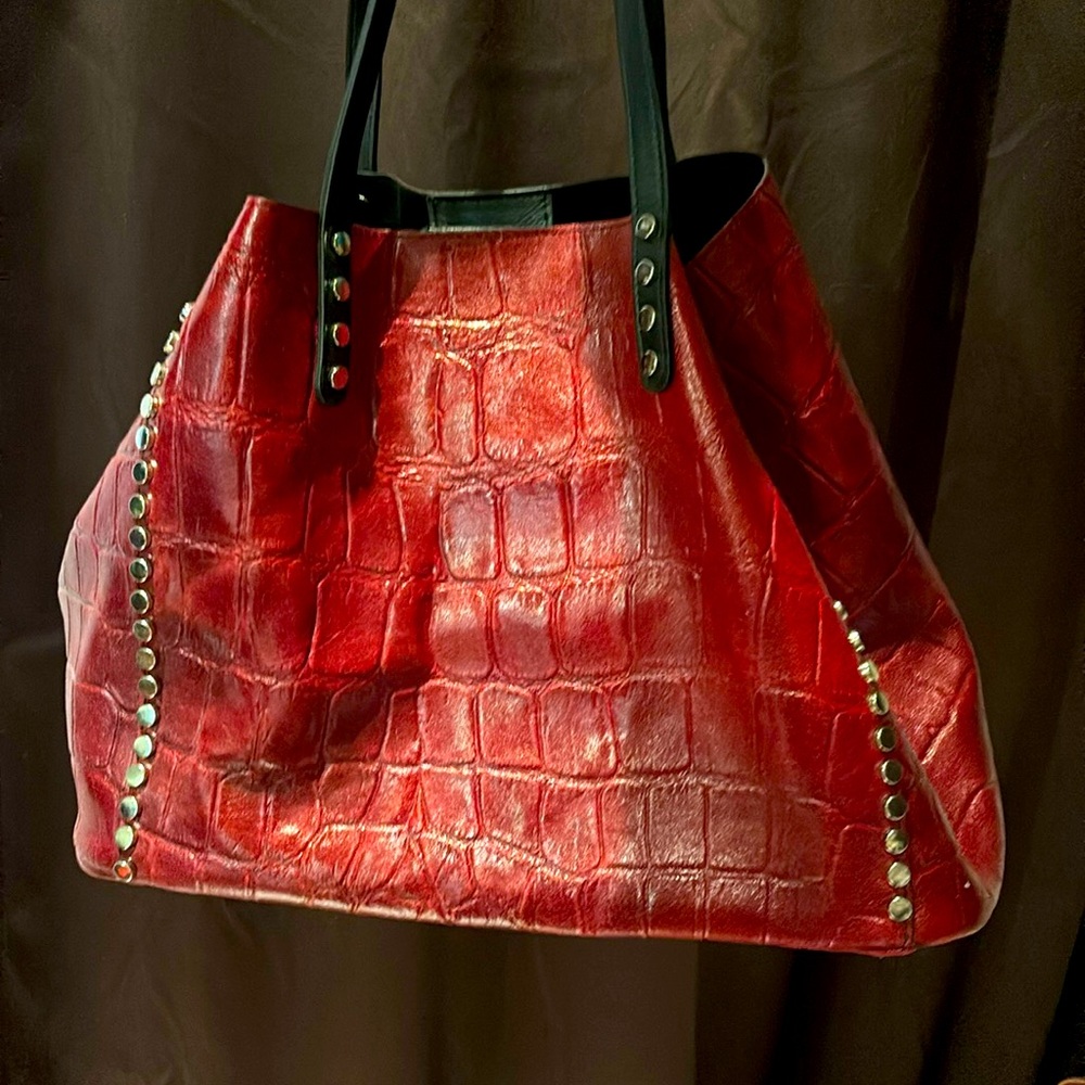 Red Hand bag - Purse